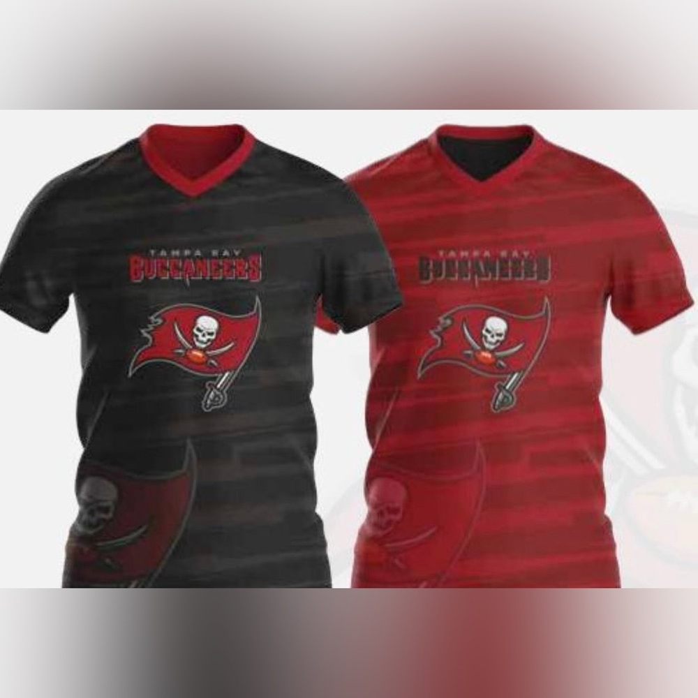 Official NFL Tampa Bay Buccaneers Reversible Flag Football Jersey Adult Large